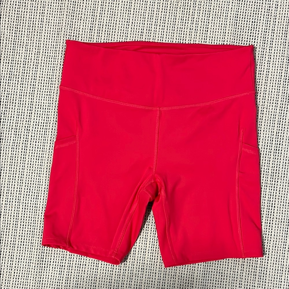 All in Motion Women's Bright Pink Bike Shorts
